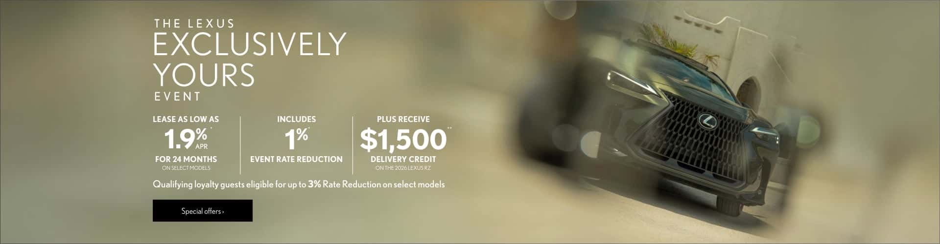 The Lexus Exclusively Yours Event