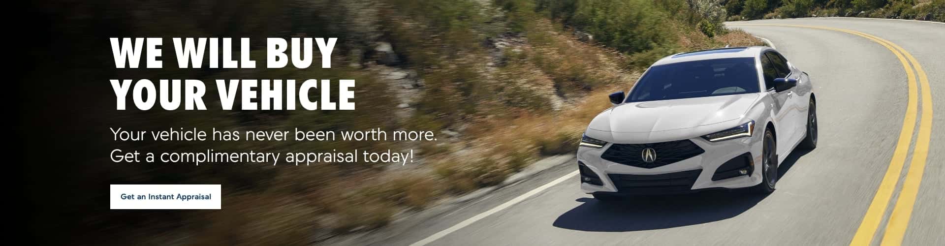 We Will Buy Your Vehicle.