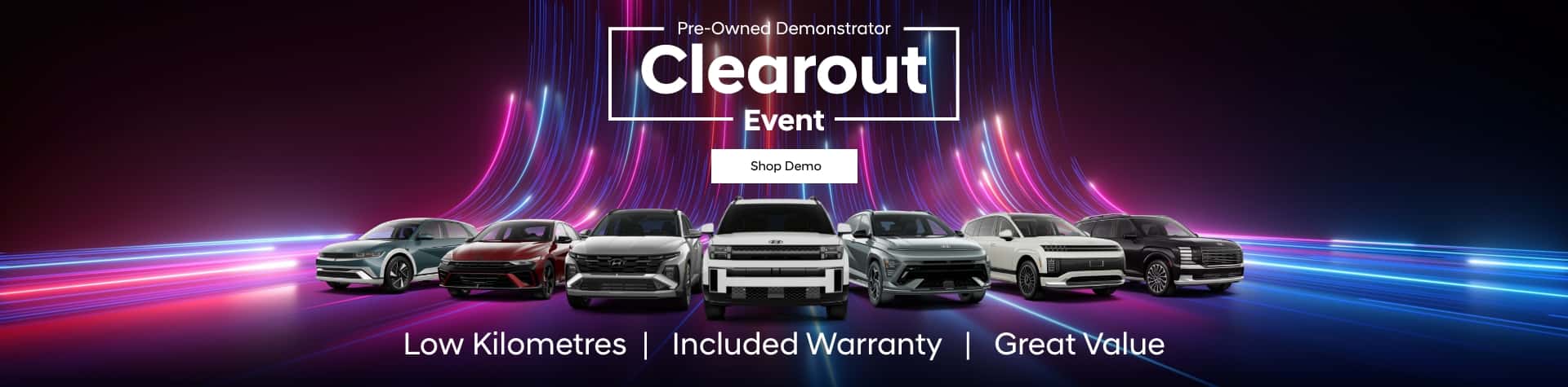 Pre-Owned Demonstrator Clearout Event