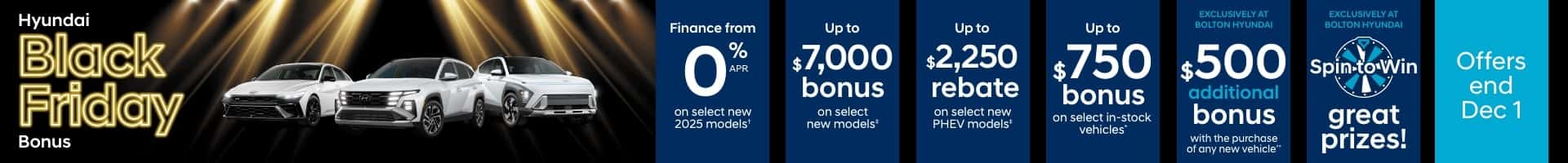 Hyundai Black Friday Bonus!