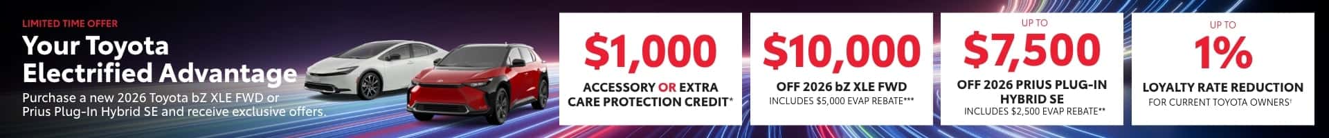 Your Toyota Electrified Advantage