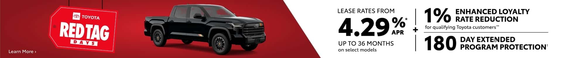 Toyota Red Tag Days