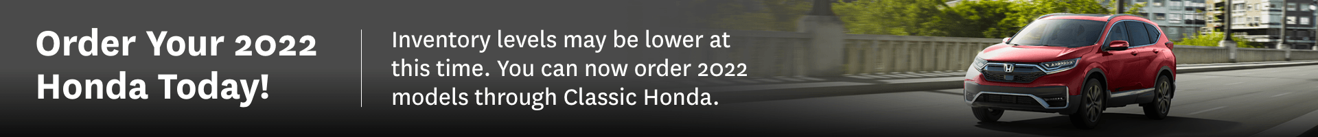 Order Your Honda