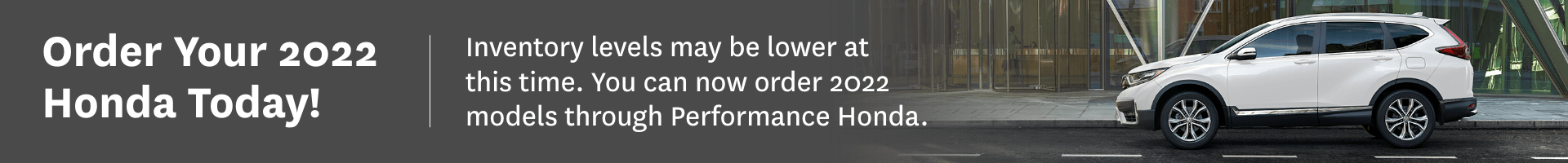 Order Your Honda