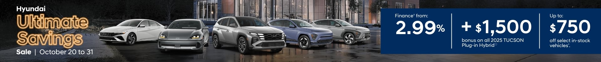 Hyundai Ultimate Savings Sale | October 20 to 31