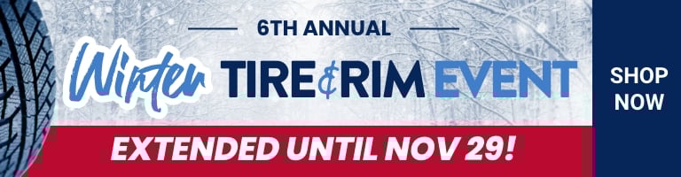 6th Annual | Winter Tire & Rim Event | Extended Until Nov 29!