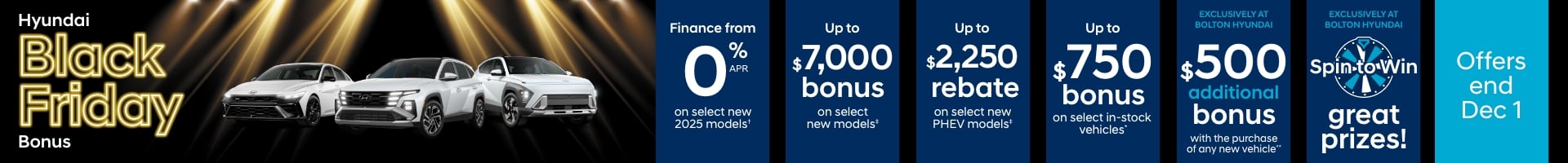 Hyundai Black Friday Bonus!