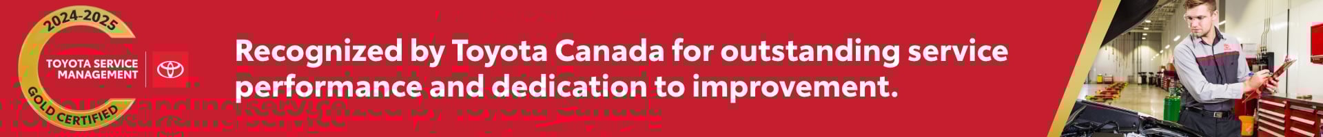 Toyota Service Management | 2024-2025 Gold Certified